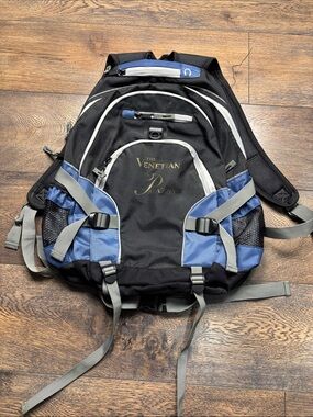 Black & Blue Men's Backpack